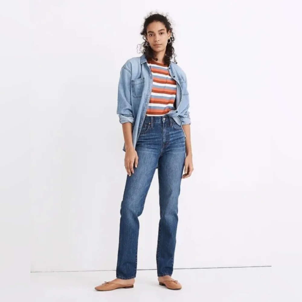 Madewell Vintage Full Length Concordia Mom High Waist Jeans NWOT Womens Size 27